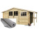 Dřevěný domek SOLID TOMAS 464 x 301 cm (P88904) 4
